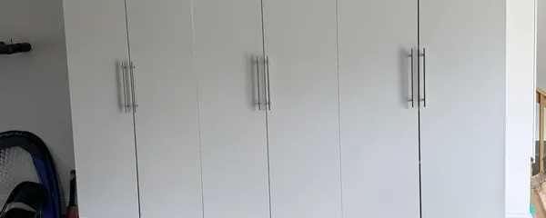 Garage storage cabinets mounted